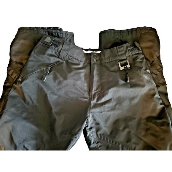 OCEAN & EARTH Snow Ski Pants Men's Large Pro Series Black Waterproof Insulated - Picture 7 of 10